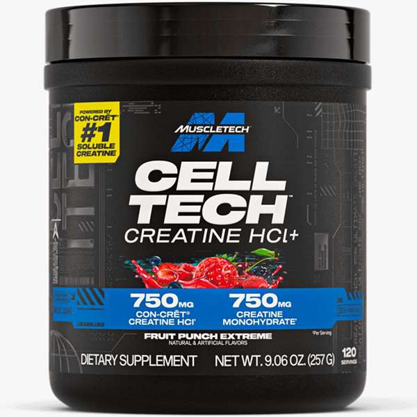 MuscleTech Cell-Tech Creatine HCL+, 120sv