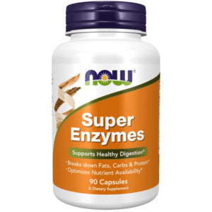 NOW Foods Super Enzymes, 90caps (CLEARANCE )