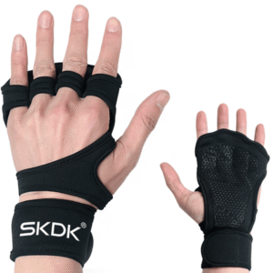 SKDK Fitness Gloves w/ Wrist Support 2 in 1